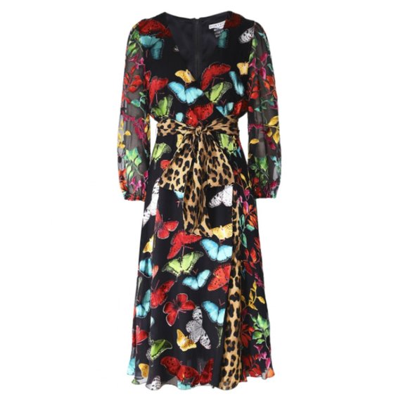 Alice + Olivia Dresses & Skirts - Alice + Olivia | Jesse Blouson Sleeve Midi Dress